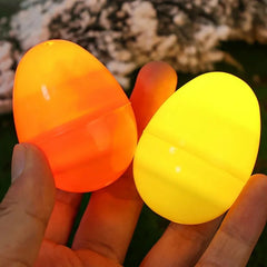 Glowing Easter Eggs Fillable Kids Toys Removable LED Candle Warm Lights Easter Gifts