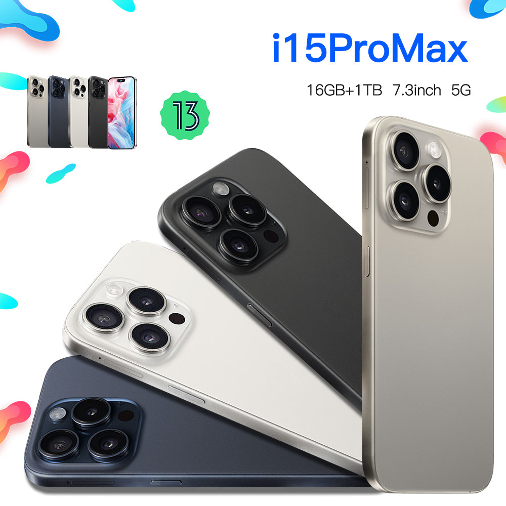 Hot Selling Phone i 15 Pro Max 16GB+1TB 6.7 Android Phone