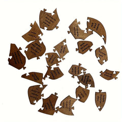 20 Reasons Why I Love You Wooden Heart Puzzle - Valentines Day Gift For Him, Her, Couple