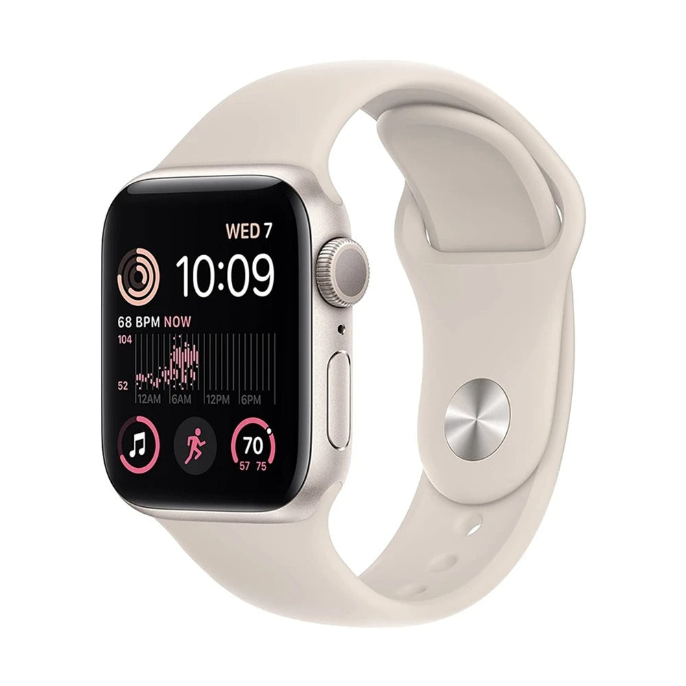 Apple Watch SE 2nd Gen Aluminum Case with Sport Band iOS Smart Watch