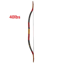 Archery Traditional longbow Recurve Bow 20-50lbs wooden Longbow Bow for Outdoor bow Novice practice bow With bowstring