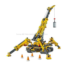 Creative Machinery Group MOC-42097 Compact Crawler Crane Moc Construction Machinery Model Adults Toys Teens Building Blocks Gift