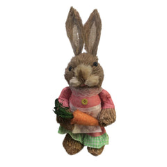 Easter Simulation Bunny Home Garden Bunny Decoration Creative Straw Bunny