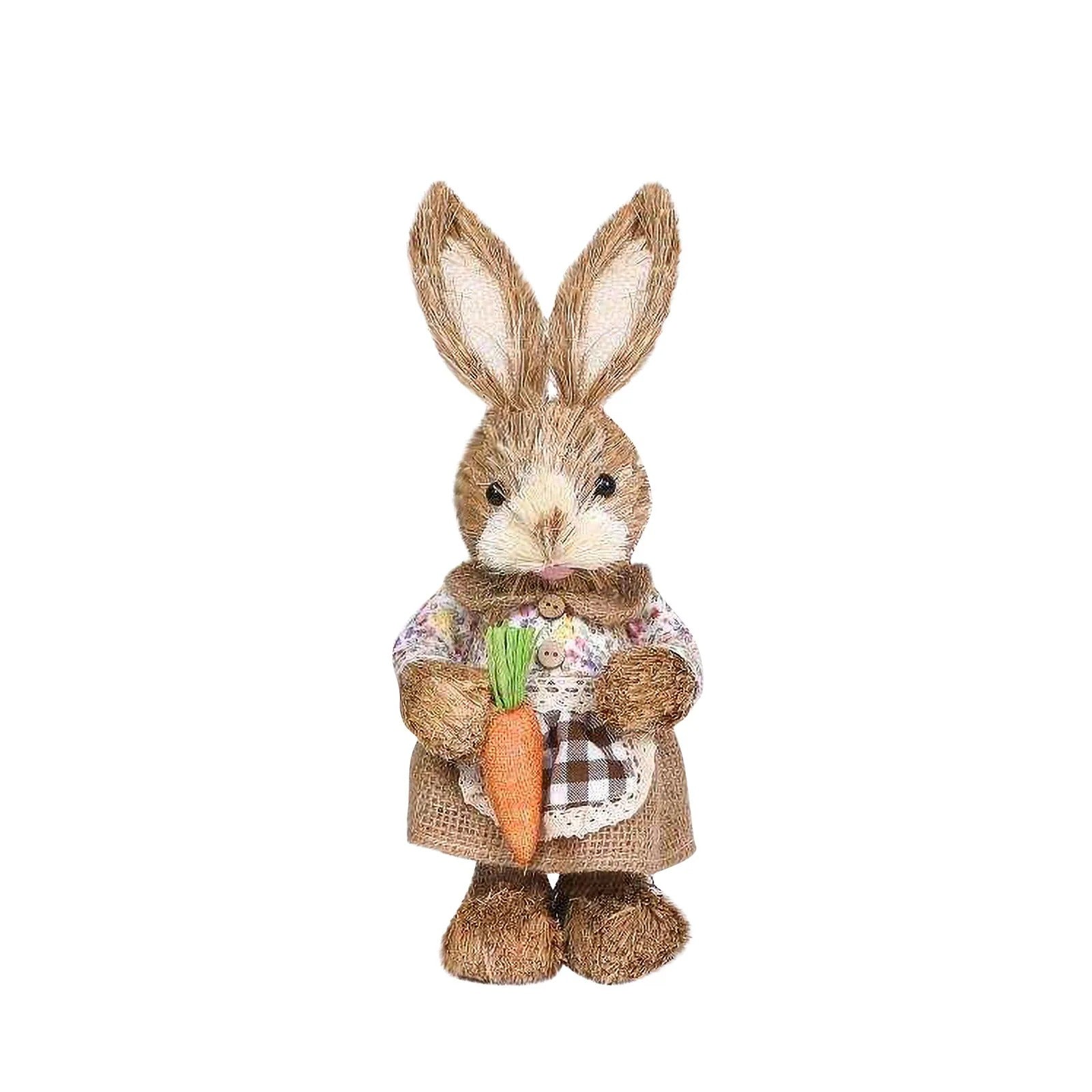 Easter Simulation Bunny Home Garden Bunny Decoration Creative Straw Bunny