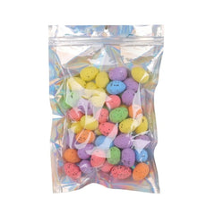 50PCS Mini Easter Decorations Eggs Colorful Eggs Festive Basket Stuffers Multi-Color Foam Eggs for Easter Celebrations