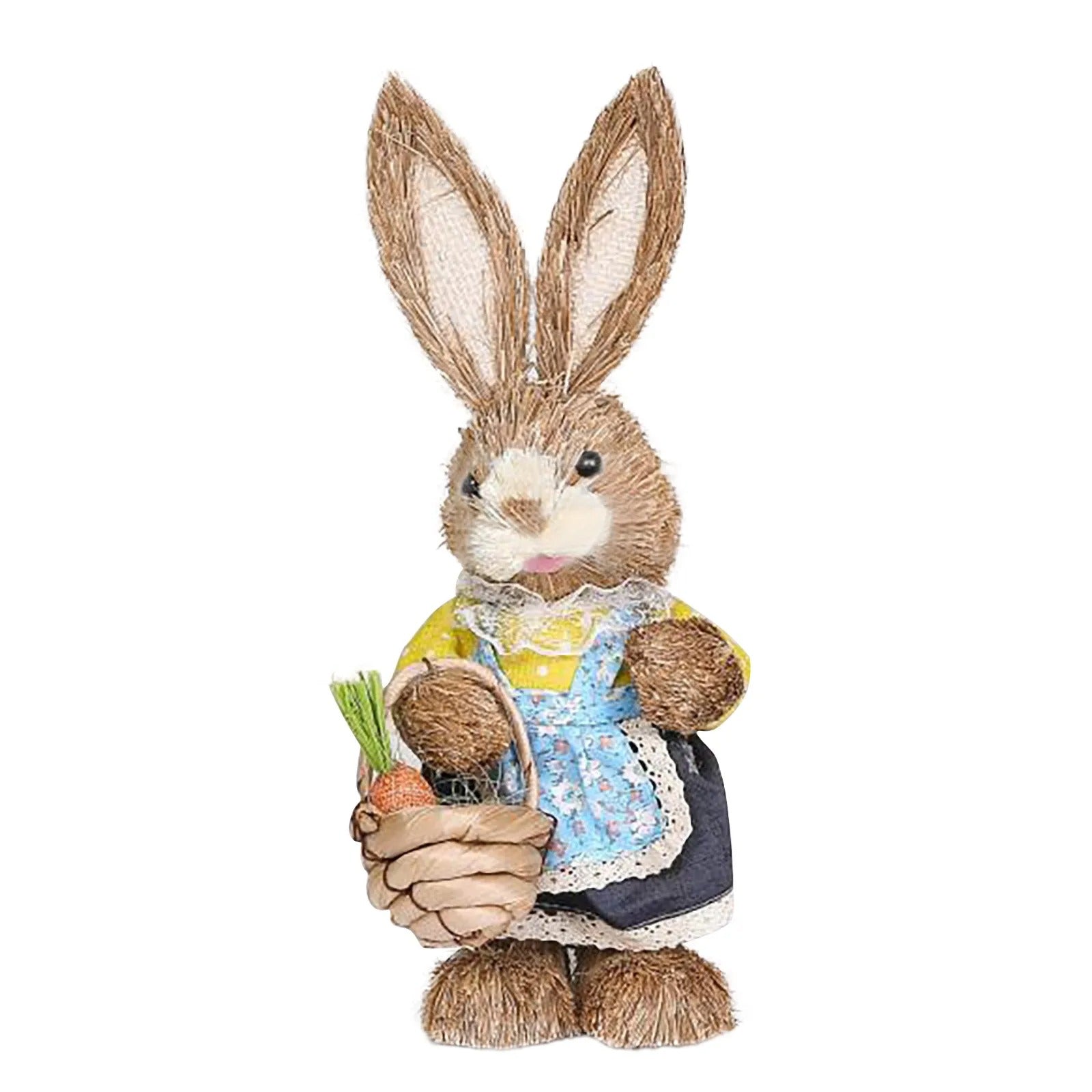 Easter Simulation Bunny Home Garden Bunny Decoration Creative Straw Bunny