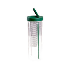 Folding Straw Water Bottle Transparent Large Capacity