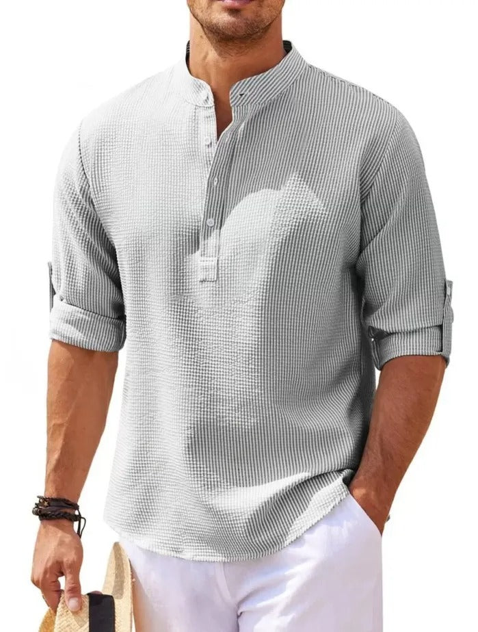 Men's casual shirt Top men