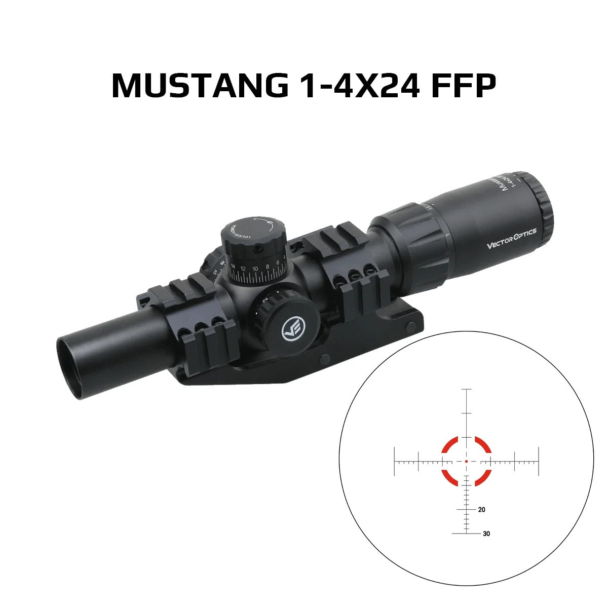 Vector Optics 1-4x24 1-6x24 SFP/FFP LPVO Riflescope For .308 30-06 AR15 Rifles&Airguns Hunting CQB