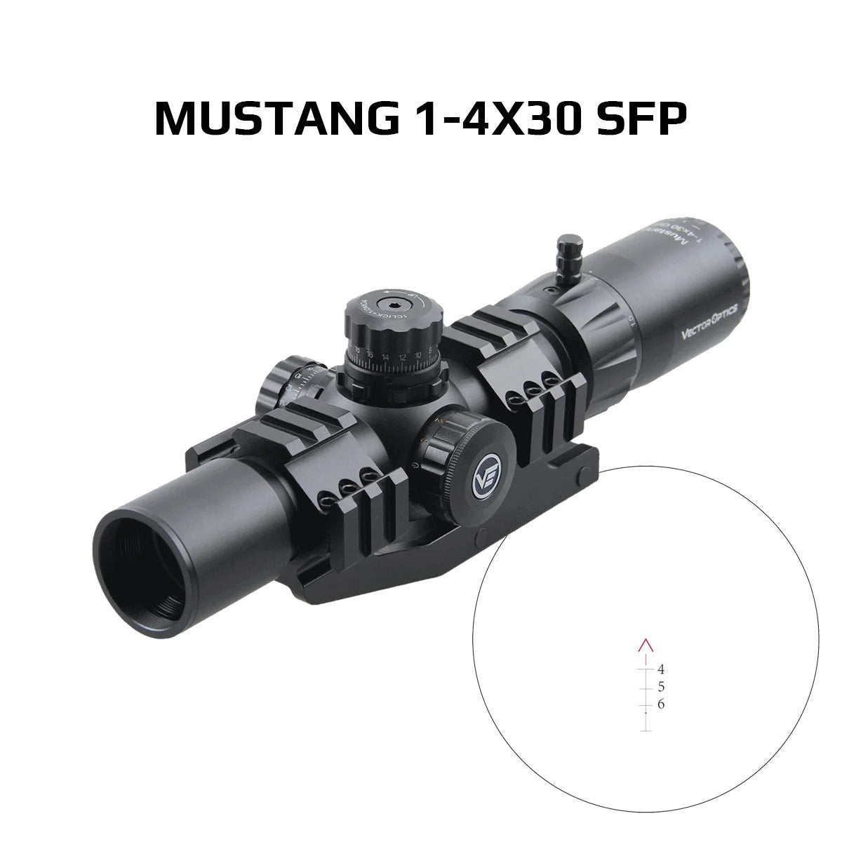 Vector Optics 1-4x24 1-6x24 SFP/FFP LPVO Riflescope For .308 30-06 AR15 Rifles&Airguns Hunting CQB