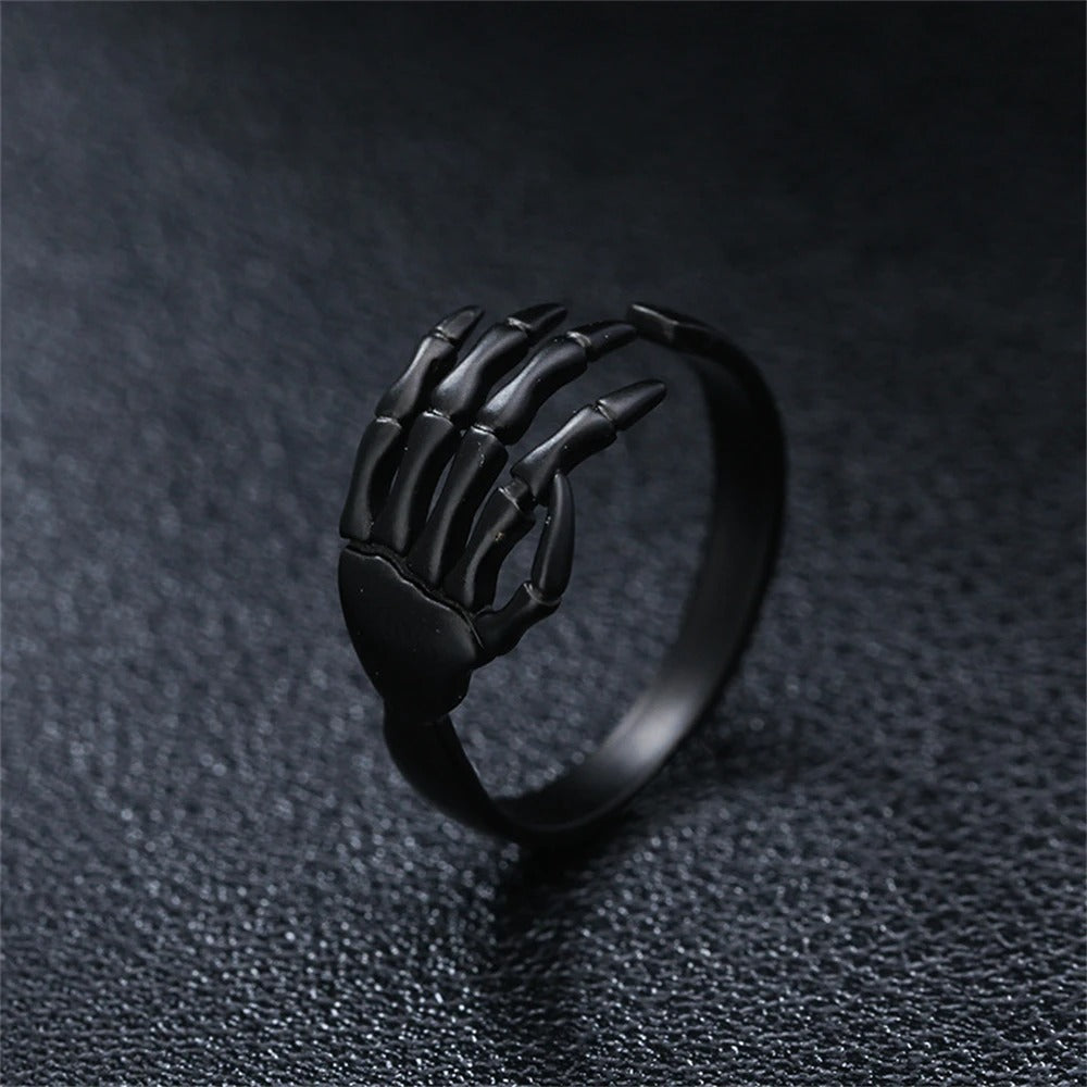 Adjustable Open Finger Ring For Women Men Valentine'S Day