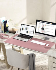 Non-Slip Desk Pad, Waterproof PVC Leather Desk Table Protector