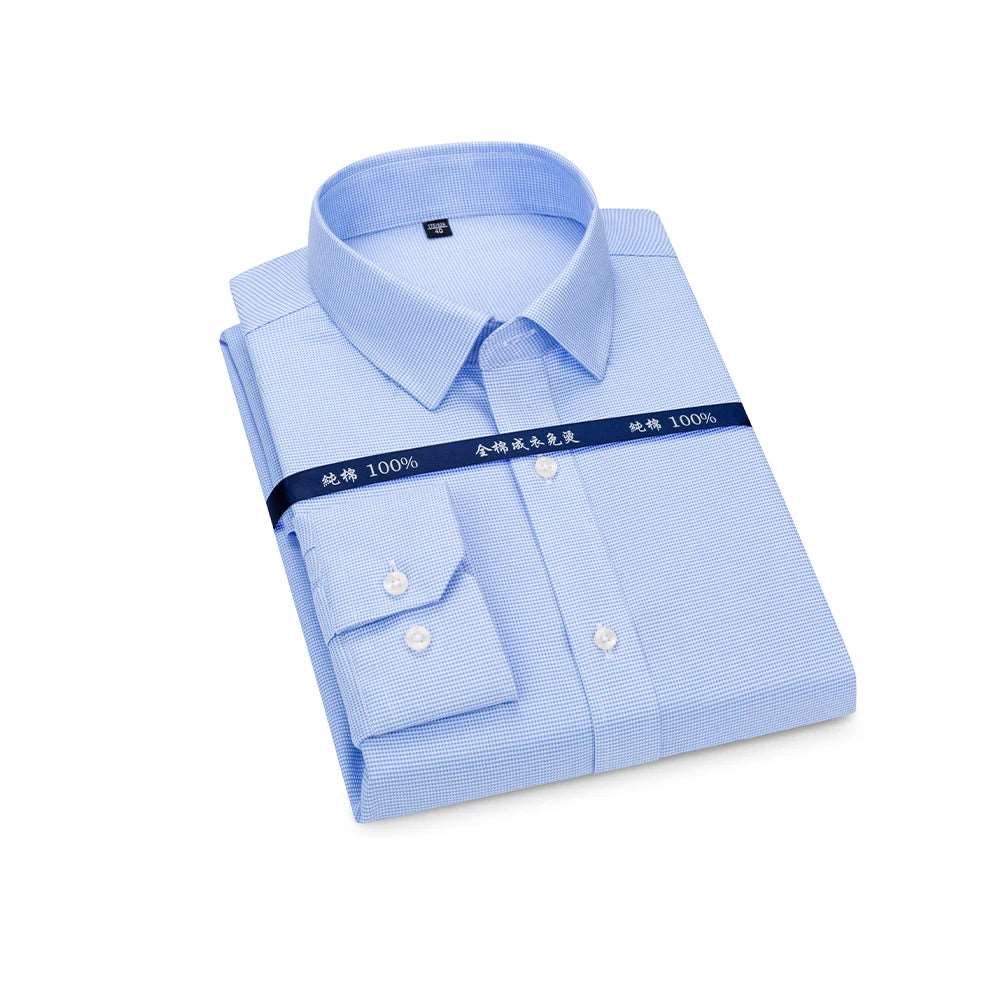 100% Cotton Men's Shirt Long Sleeve - Shling