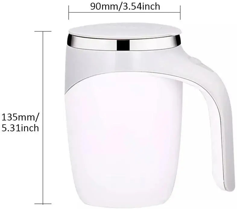 Shling Stainless Steel Self Stirring Mixing Cup Shling Automatic Self Stirring Mug Coffee Mixture Coffee Mug Electric Mixing Cup Mixing Cup