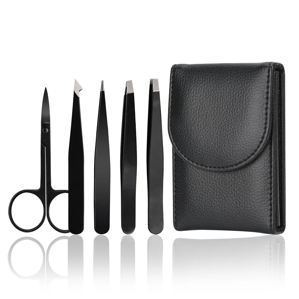 Shling Eyebrow Tweezers Set with scissors Shling Eyebrow Tweezers Set