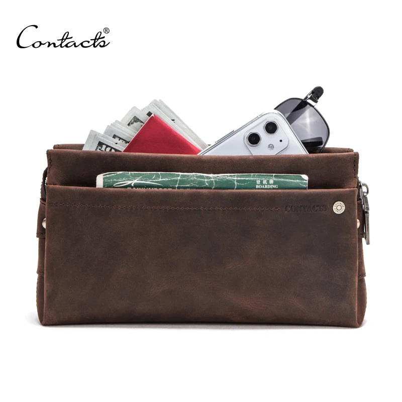 Shling leather men clutch bag Shling men's purses