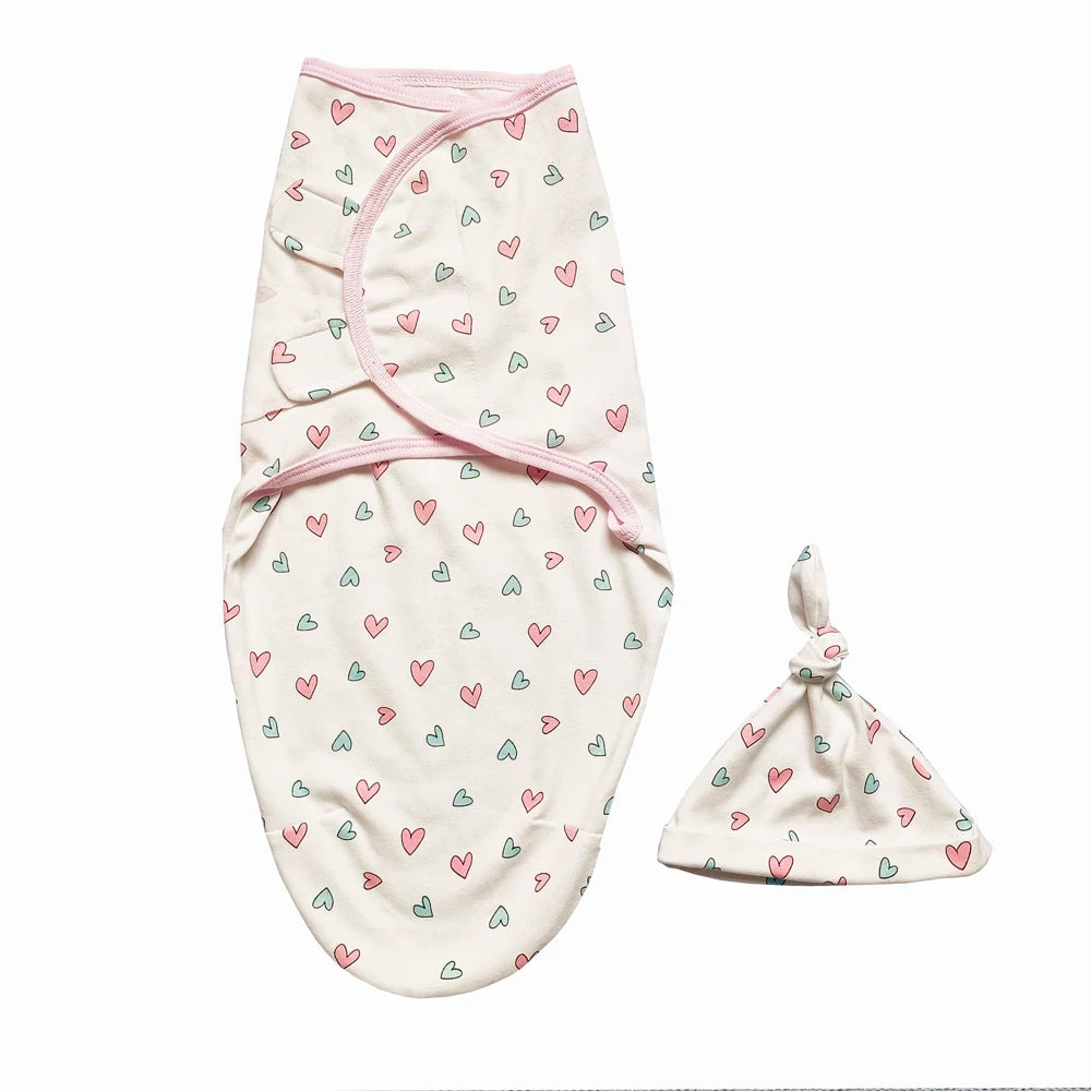 Shling Wrap blankets baby swaddle with hat Shling baby swaddle blankets baby swaddle with hat