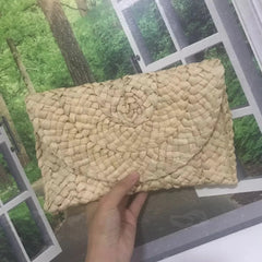 Shling Straw Bag for Women Shling hand purse Women's Clutches