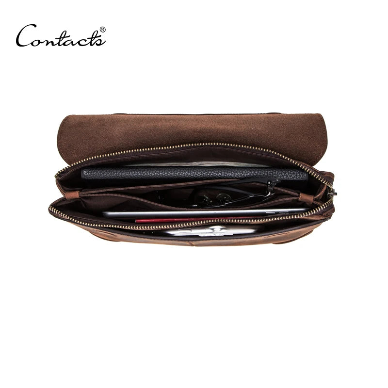 Shling leather men clutch bag Shling men's purses