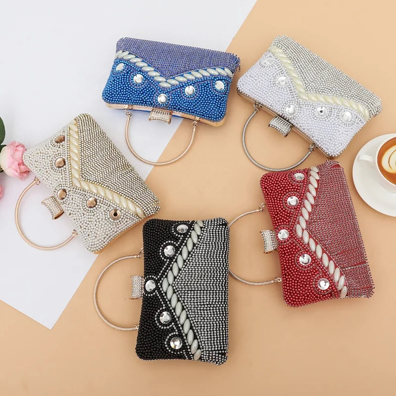 Shling rhinestone clutch bag Shling Women's Clutches