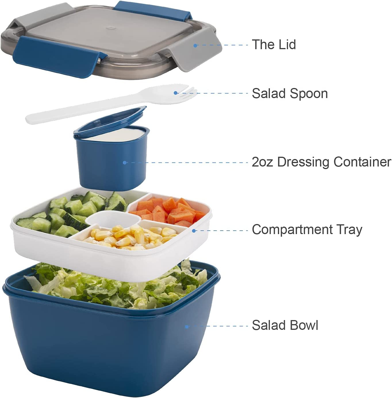 Salad Lunch Container to Go